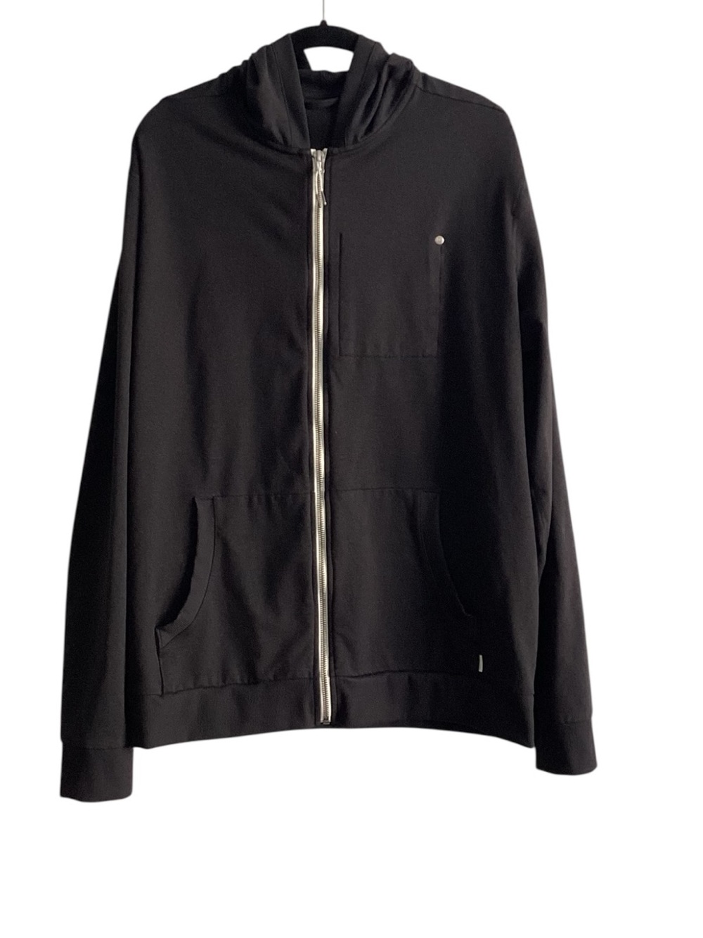 Vuori Coronado Hoodie Black Heather Full Zip DreamKnit Size XL - Picture 6 of 10